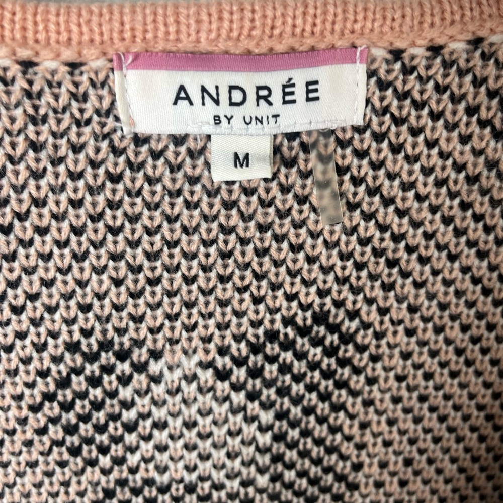 Leopard Print Open Front Sweater - Picture 2 of 4